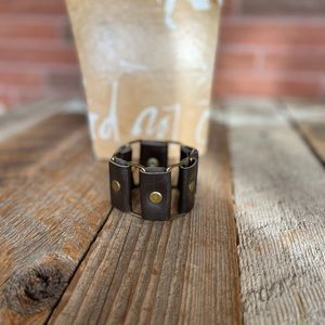 Handmade Women’s / Men’s Brown Leather Bracelet